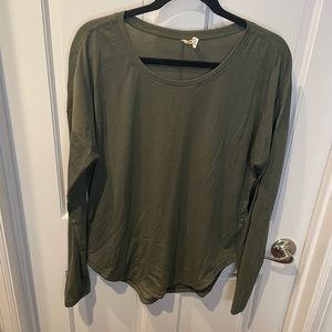 Green Lucy long sleeve top